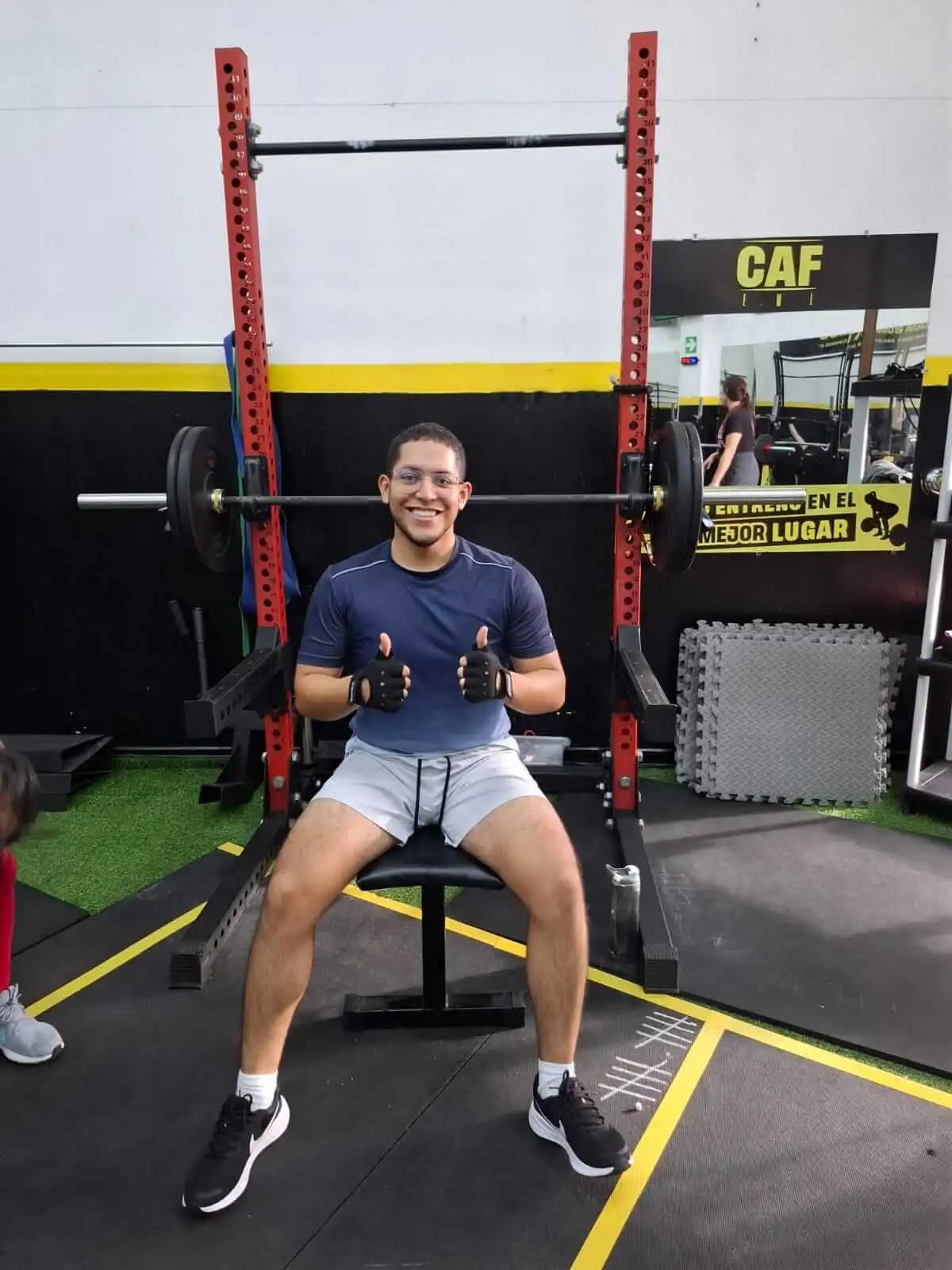 Imagen de Pablo Quesada haciendo ejercicio